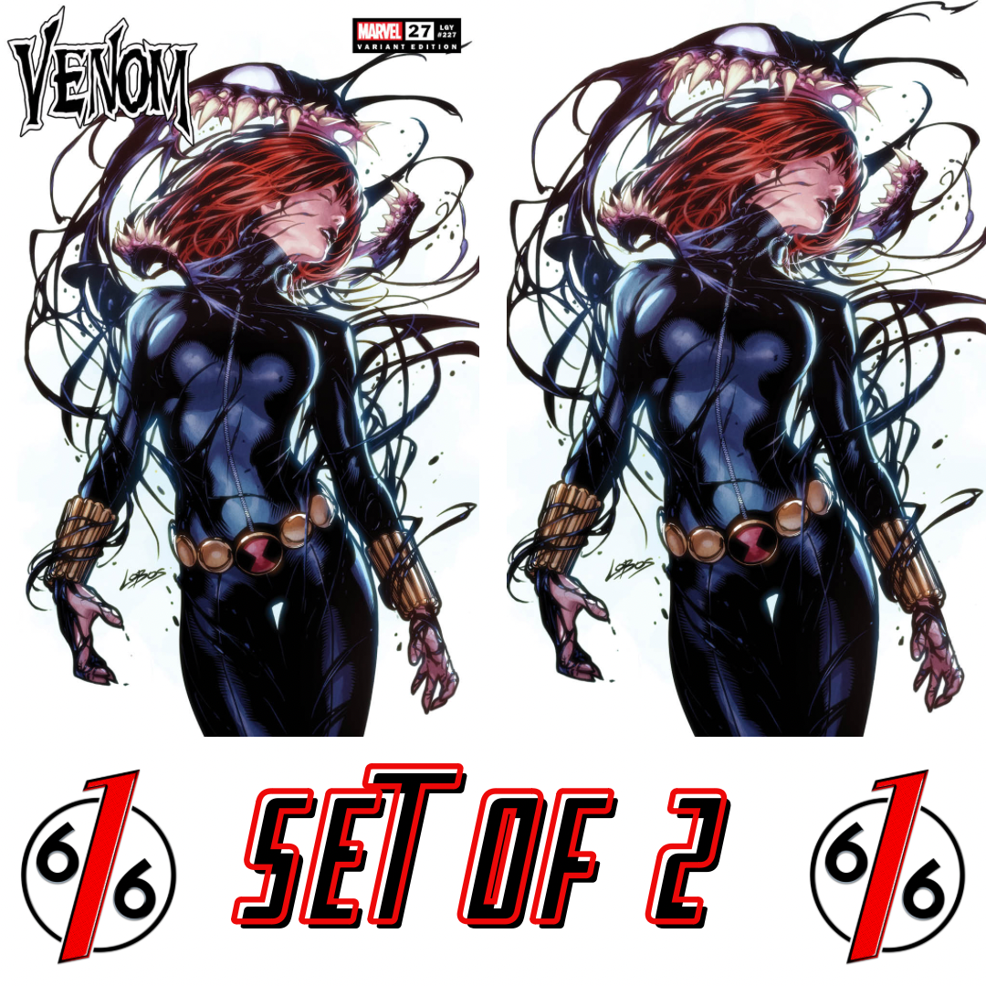 VENOM 27 LOBOS VENOMIZED BLACK WIDOW Trade Dress & Virgin Variant Set