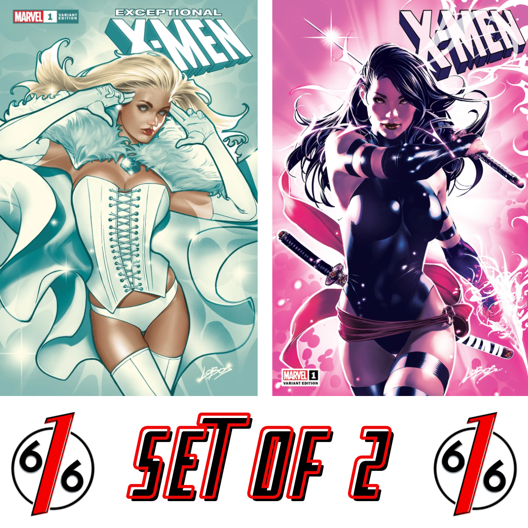 EXCEPTIONAL X-MEN 1 & X-MEN 1 LOBOS 616 Trade Dress Variant Set