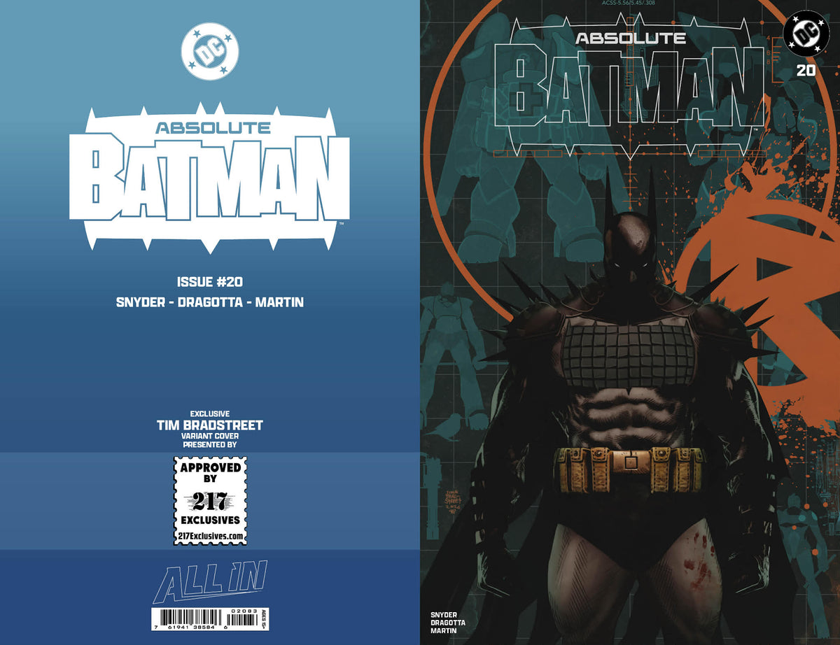 ABSOLUTE BATMAN #20 TIM BRADSTREET Trade Dress Variant A LTD 3000 ABSOLUTE BATMAN #20 TIM BRADSTREET Trade Dress Variant A LTD 3000