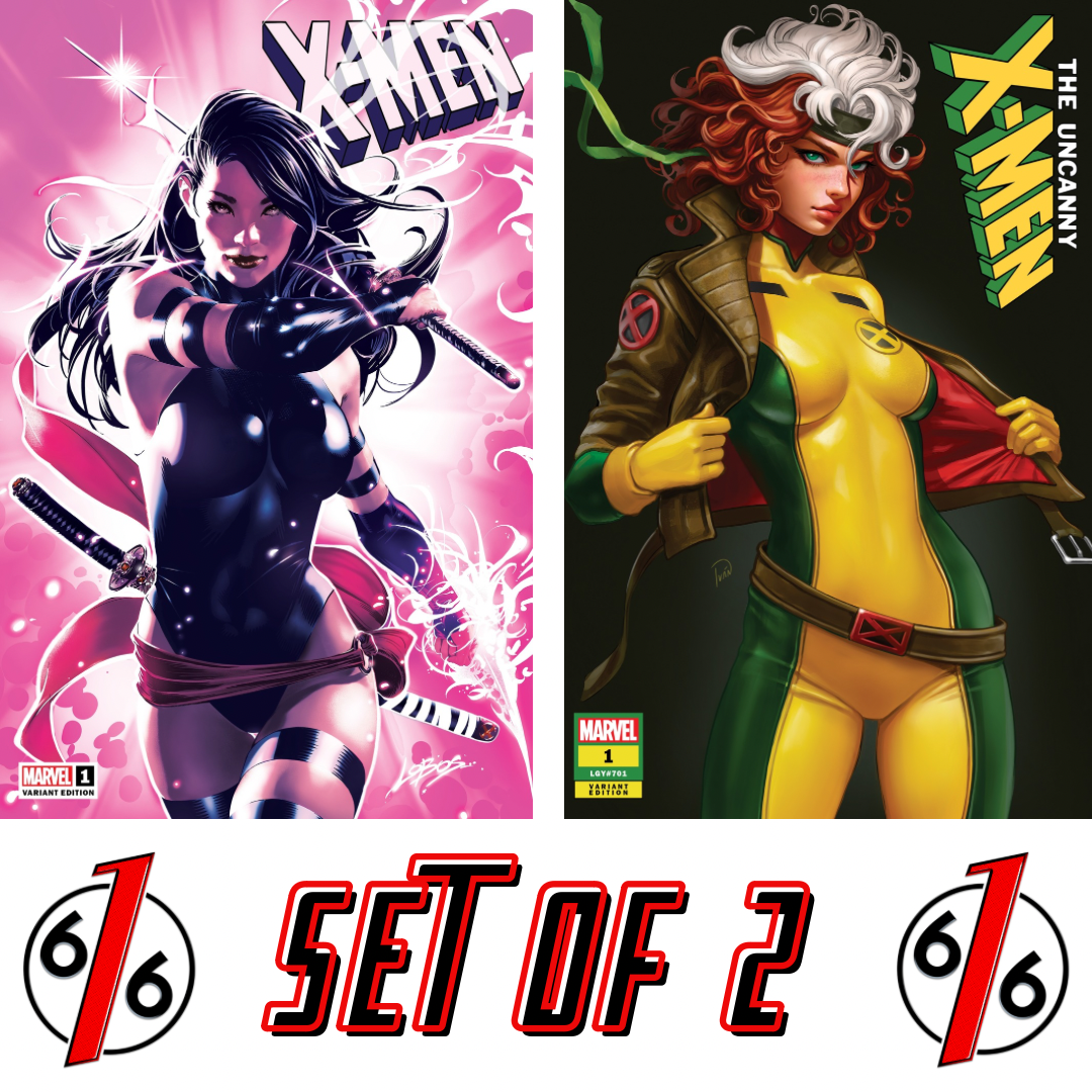 X-MEN #1 LOBOS & UNCANNY X-MEN #1 IVAN TALAVERA 616 Variant Set X-MEN #1 LOBOS & UNCANNY X-MEN #1 IVAN TALAVERA 616 Variant Set