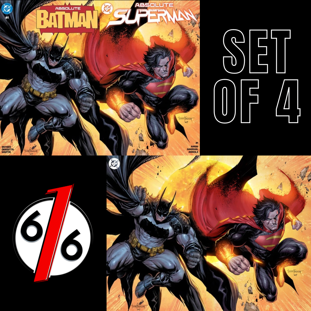 ABSOLUTE BATMAN & SUPERMAN 1 TYLER KIRKHAM 616 Variant Set Of 4