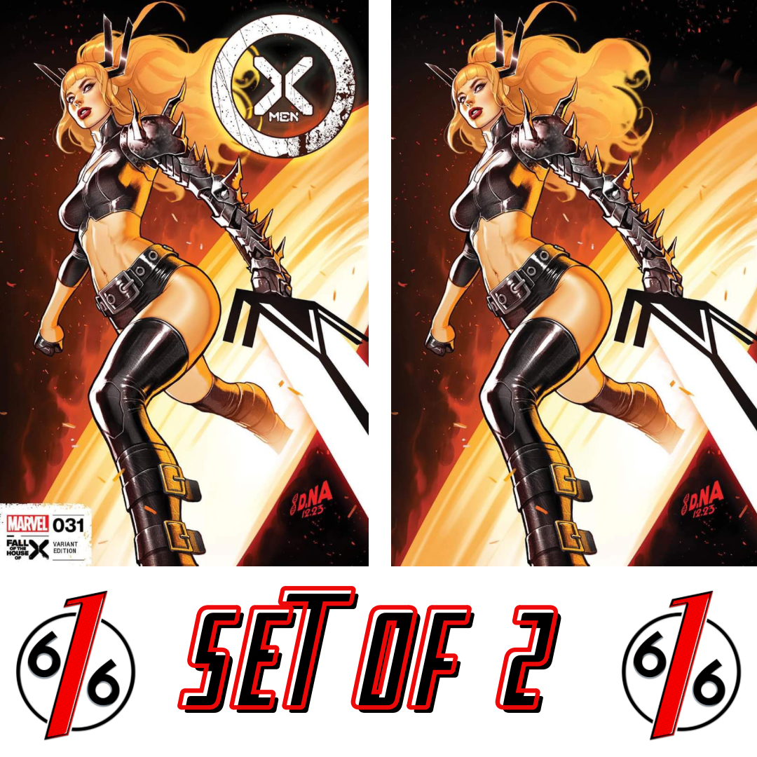 まんじゅうページ X-MEN #31 DAVID NAKAYAMA MAGIK Trade Dress & Virgin Variant Set