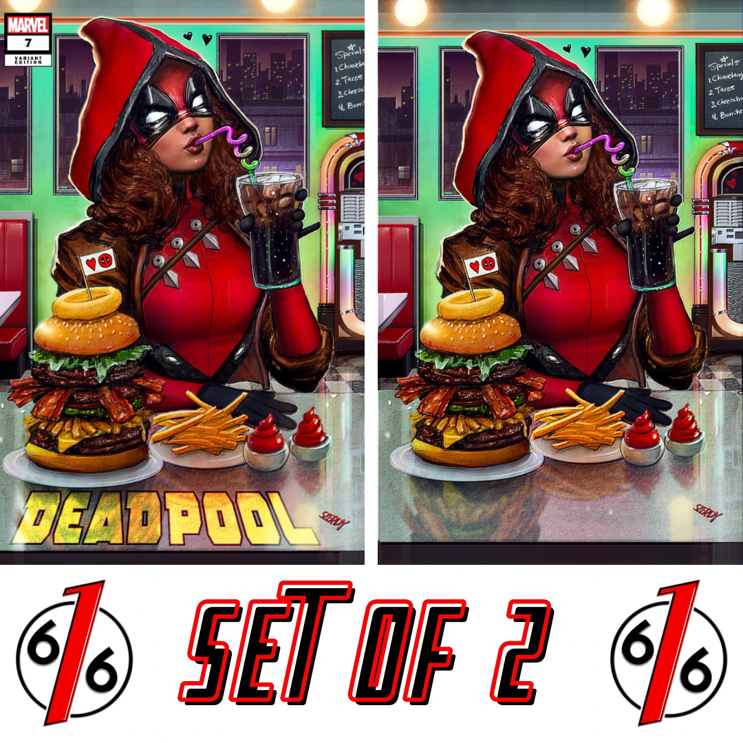 DEADPOOL #7 NATHAN SZERDY 616 DINER Trade Dress & Virgin Variant