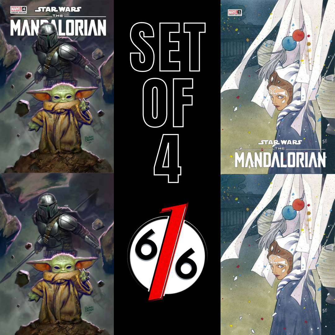 STAR WARS MANDALORIAN SEASON 2 SET #4-5 RYAN BROWN & PEACH MOMOKO