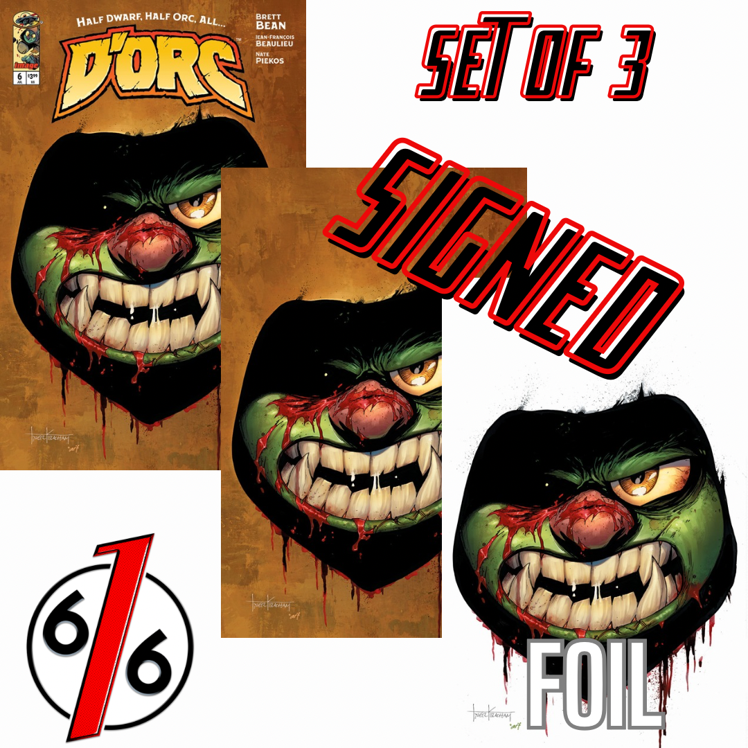 SIGNED - DORC #6 TYLER KIRKHAM 616 COMICS Trade Dress & Virgin