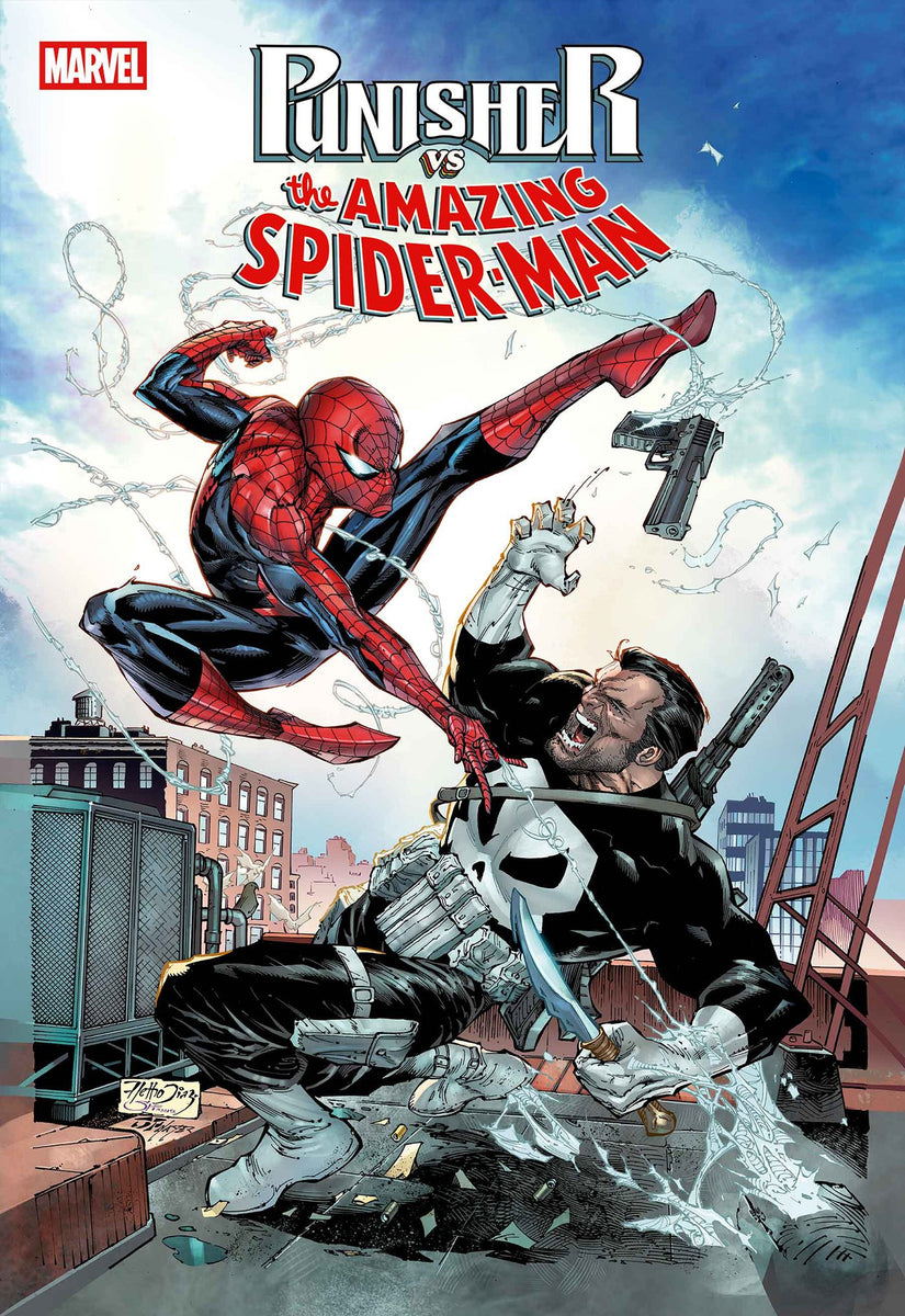 その他 the punisher vs spiderman PUNISHER VS SPIDER-MAN #1 NETHO DIAZ 1:25 Ratio Variant – The 616