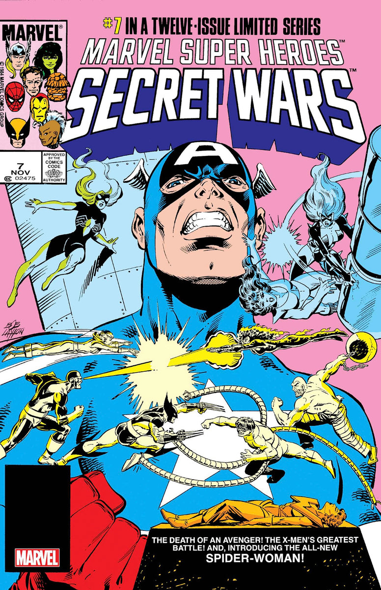 MARVEL SUPER HEROES SECRET WARS 7 FACSIMILE SZERDY & LAYTON FOIL