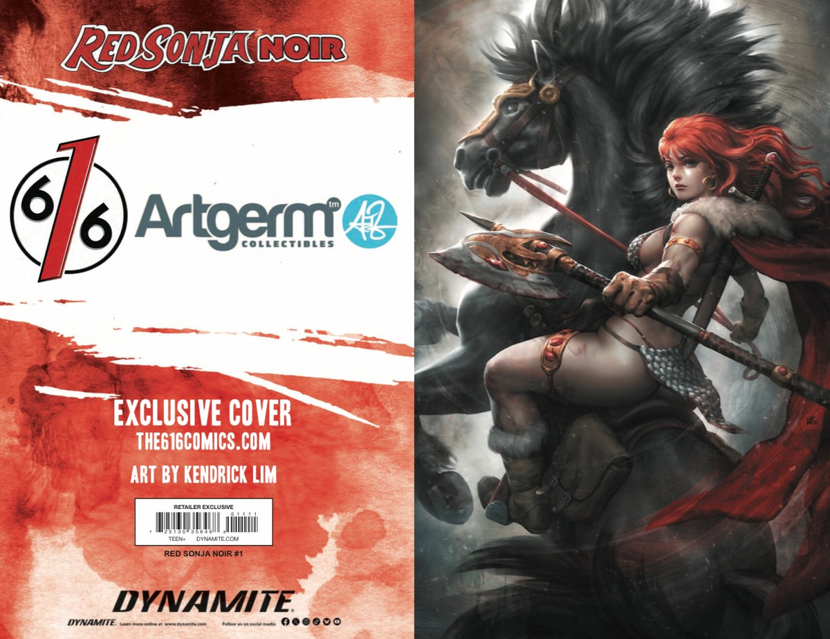 RED SONJA NOIR #1 KENDRICK KUNKKA LIM 616 Virgin Variant A LTD 500