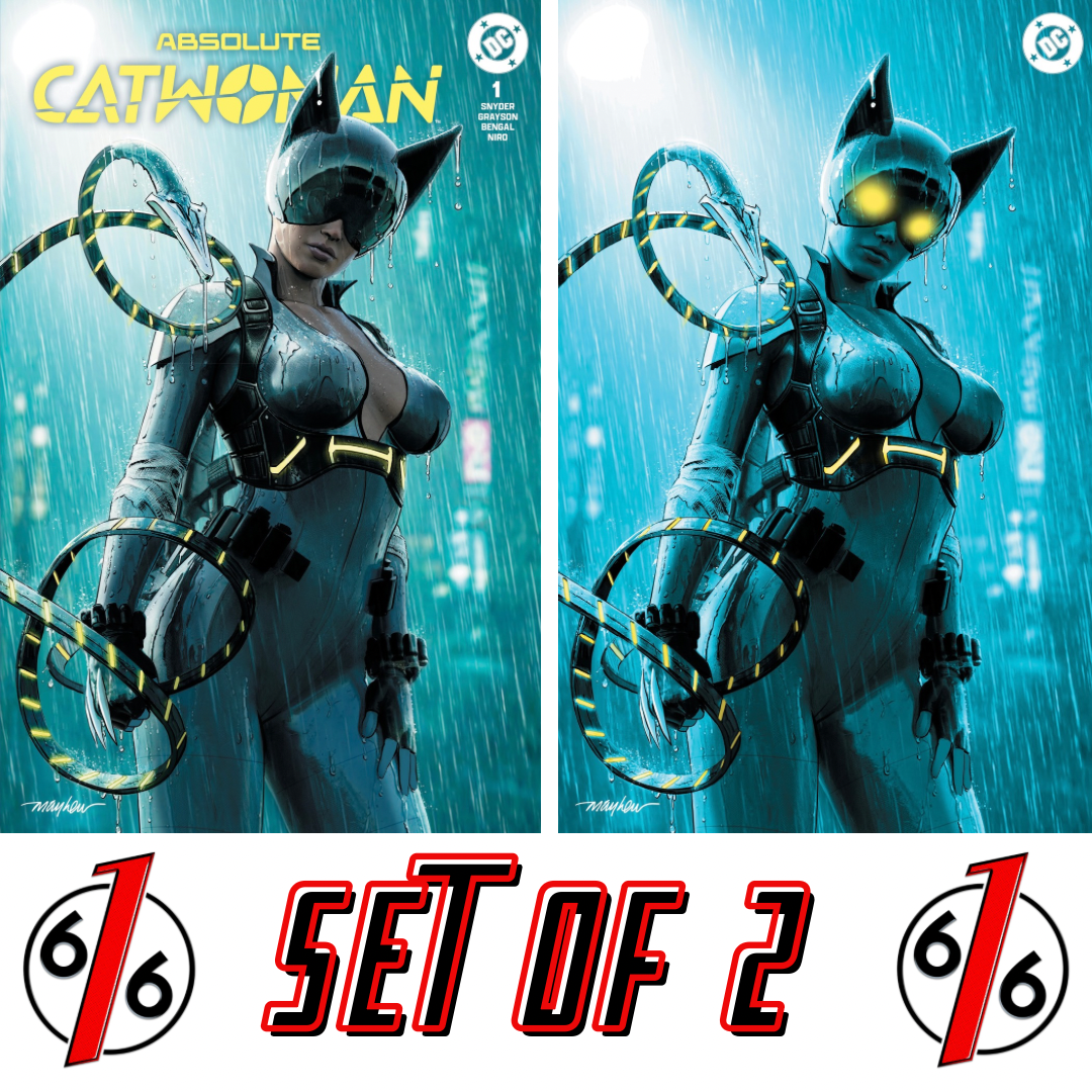 ABSOLUTE CATWOMAN #1 MIKE MAYHEW 616 COMICS Trade Dress & Virgin