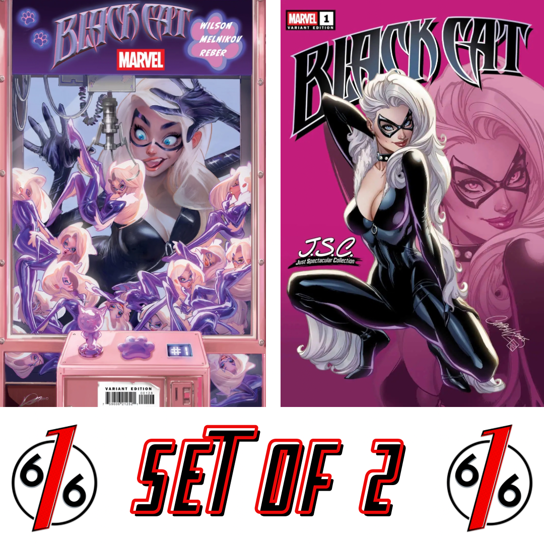 BLACK CAT #1 ALEXANDER LOZANO & J SCOTT CAMPBELL Variant Set LTD