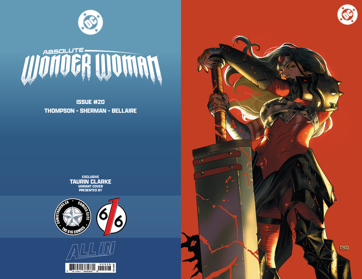 ABSOLUTE WONDER WOMAN #20 TAURIN CLARKE 616 COMICS Virgin FOIL