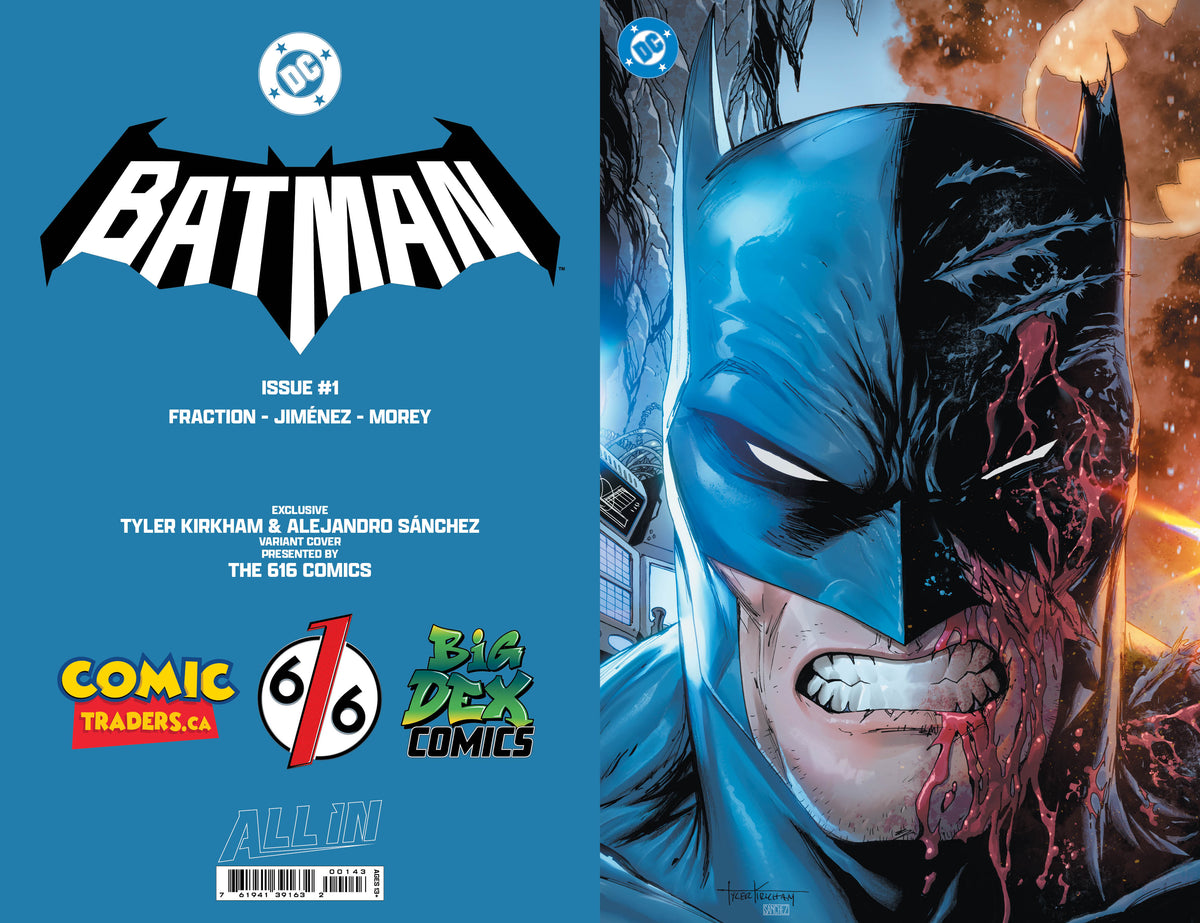 BATMAN #1 TYLER KIRKHAM 616 COMICS Virgin Variant B LTD 1000 – The