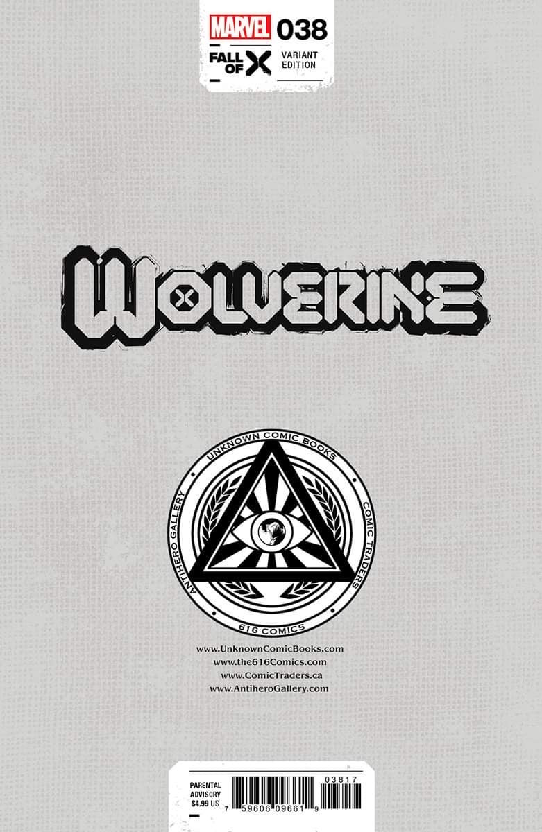 WOLVERINE #38 DAVID NAKAYAMA Hellfire Gala Virgin Variant POLARIS