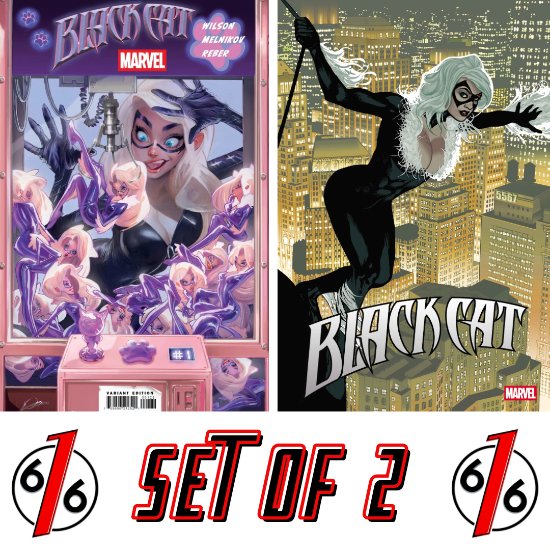 BLACK CAT #1 ALEXANDER LOZANO & ADAM HUGHES Variant Set LTD 3000 BLACK CAT #1 ALEXANDER LOZANO & ADAM HUGHES Variant Set LTD 3000
