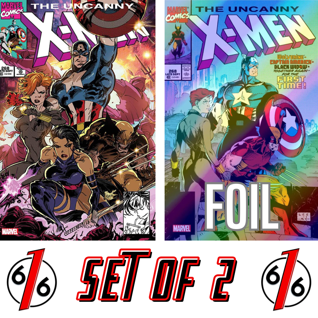 UNCANNY X-MEN 268 FACSIMILE KAARE ANDREWS & JIM LEE FOIL Variant
