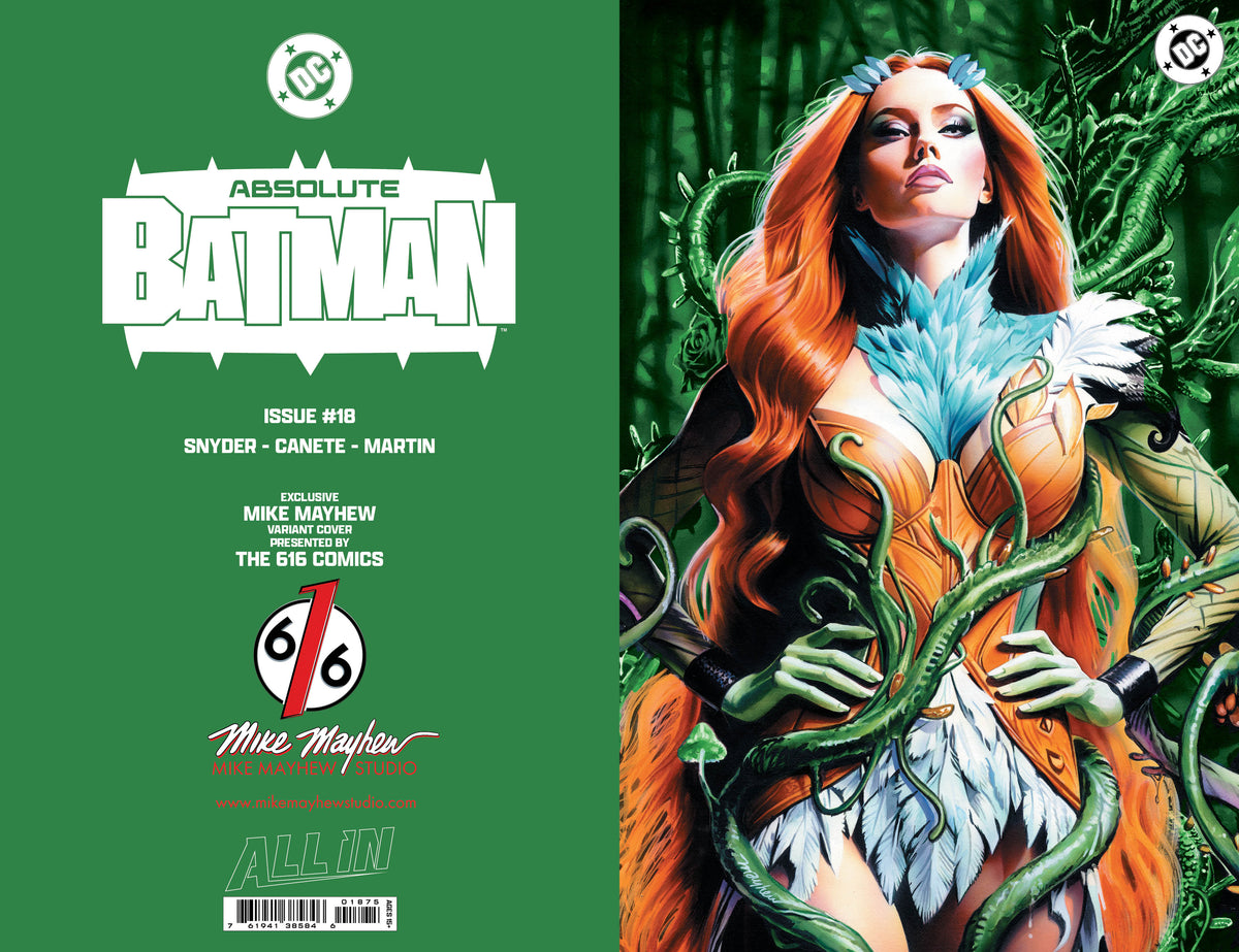 ABSOLUTE BATMAN #18 MIKE MAYHEW 616 COMICS Virgin Green FOIL