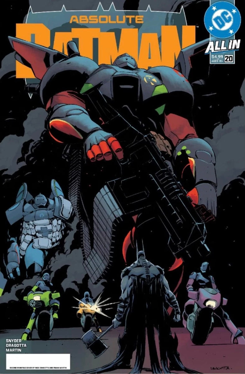✖️Batman Grey Green コンプレッション ABSOLUTE BATMAN #20 Second Print NICK DRAGOTTA Cvr A – The 616 Comics
