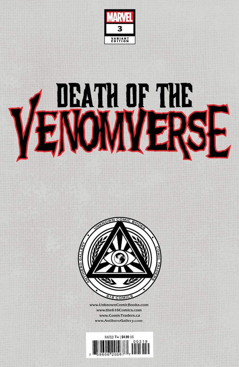 DEATH OF THE VENOMVERSE #3 INHYUK LEE Venomized X-23 Trade Dress