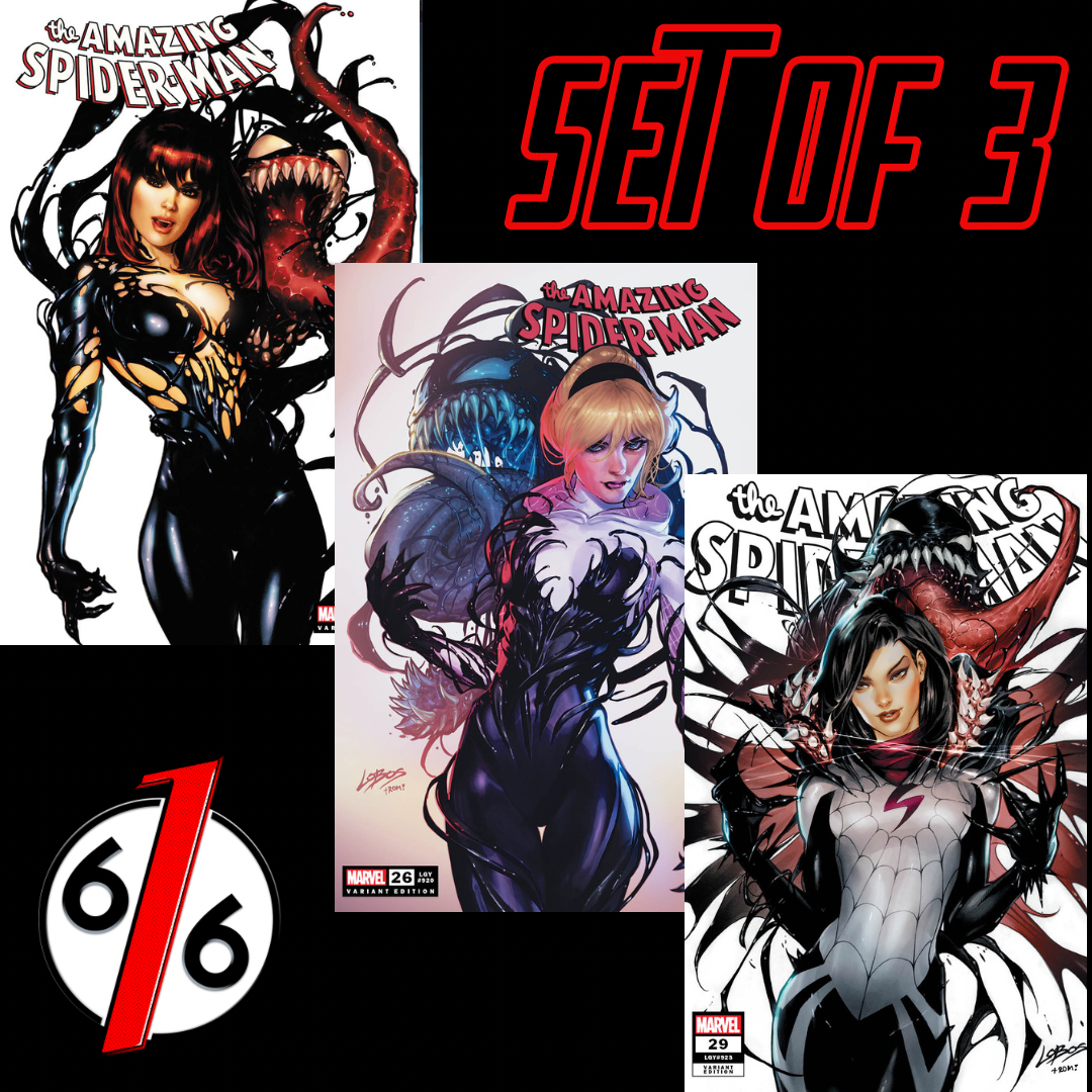 AMAZING SPIDER-MAN #21 & 26 & 29 LOBOS 616 Variant Set Of 3 – The