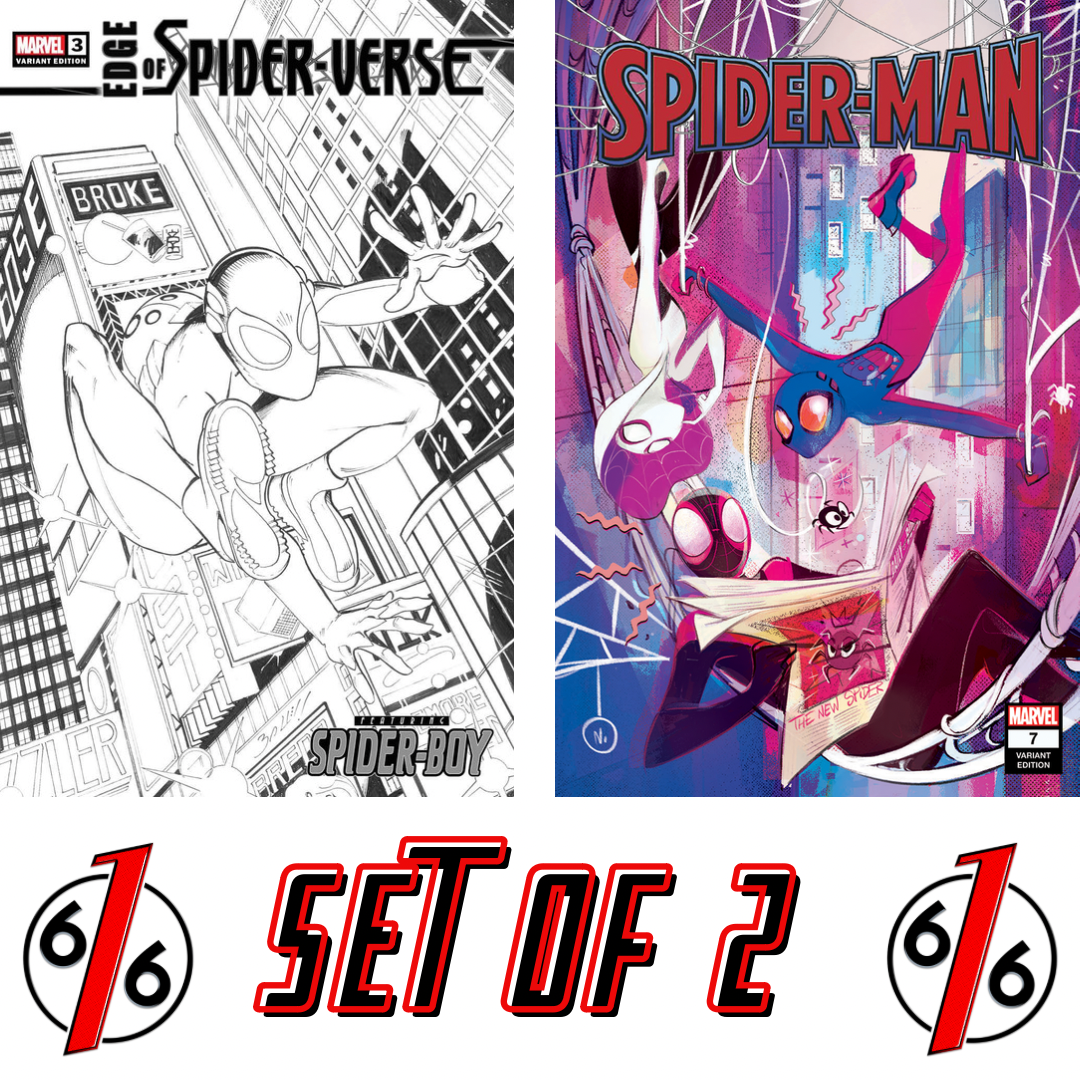 SPIDER-BOY VARIANT SET Edge Of Spider-Verse 3 & Spider-Man 7 2ND