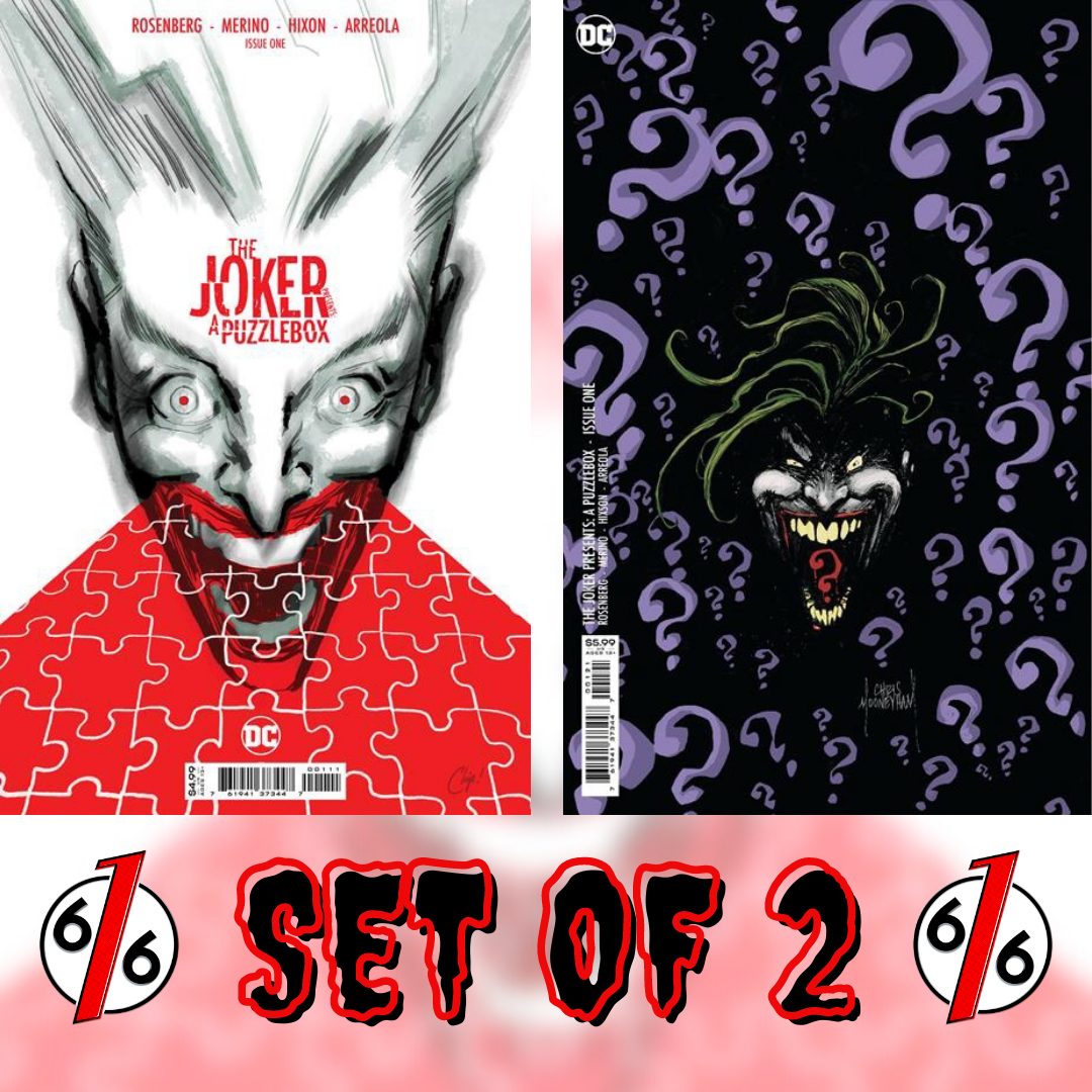 JOKER PRESENTS A PUZZLEBOX #1 SET Zdarsky Main & Mooneyham Variant