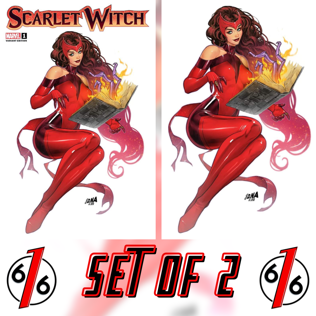 SCARLET WITCH #1 NAKAYAMA Unknown 616 Trade Dress & Virgin Variant Set