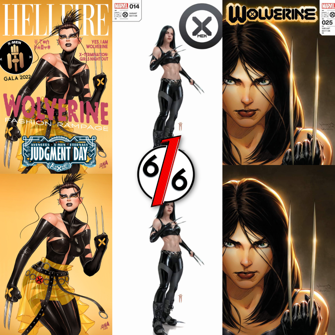 X-23 WOLVERINE MEGA SET DAVID NAKAYAMA & MIGUEL MERCADO & SCOTT X-23 WOLVERINE MEGA SET DAVID NAKAYAMA & MIGUEL MERCADO & SCOTT