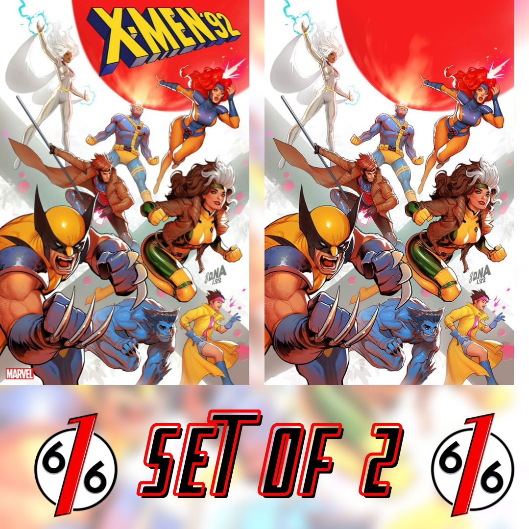 X-MEN 92 HOUSE OF XCII #1 DAVID NAKAYAMA Set Trade Dress & Virgin
