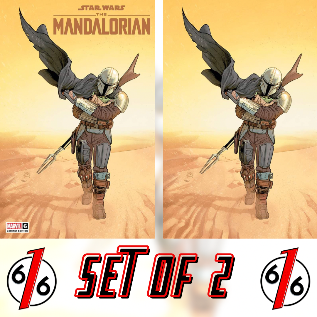 STAR WARS THE MANDALORIAN #6 SET YAGAWA Trade Dress & Virgin