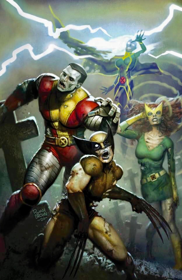X-MEN #10 RYAN BROWN ZOMBIES Exclusive Virgin Variant – The 616 Comics