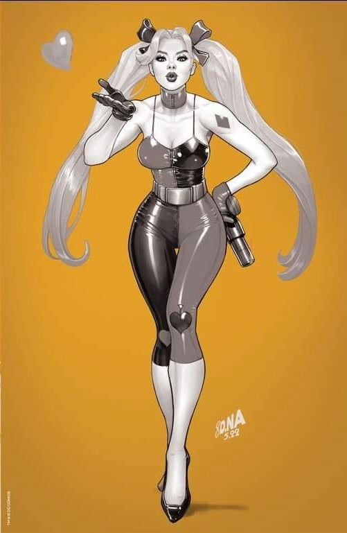 Harley Quinn 22 NYCC B&W Virgin Variant and Gold shops Cover DC Comics Nakayama