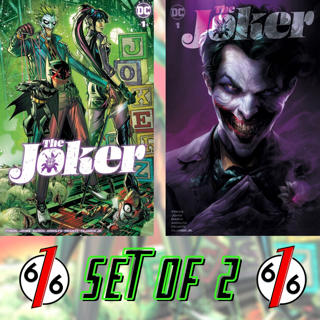 JOKER #1 JONBOY MEYERS & MATTINA VARIANT SET OF 2 Trade Dress LTD 3000