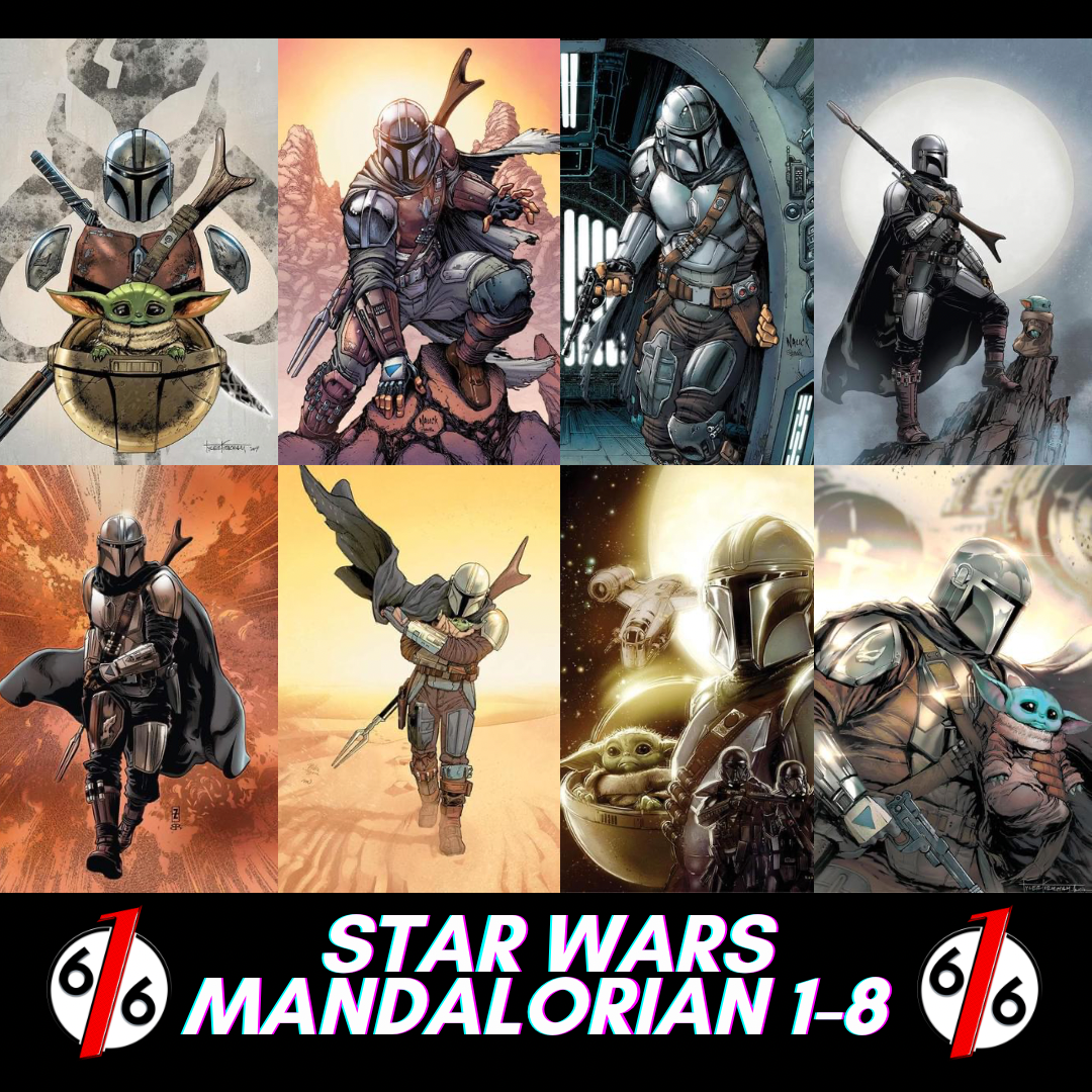 STAR WARS THE MANDALORIAN 1-8 Virgin Variant Mega Set – The 616 Comics