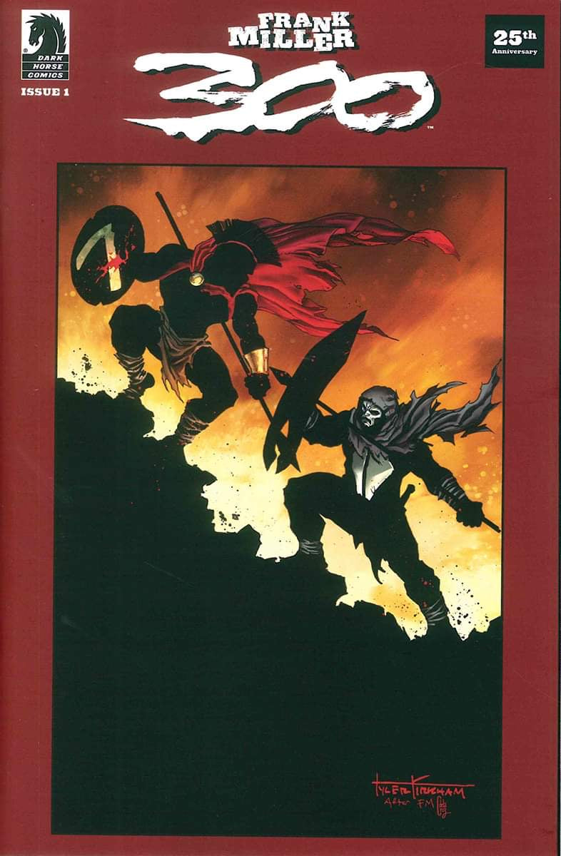 FRANK MILLER 300 25th ANNIVERSARY MEGACON 2023 KIRKHAM Trade Dress Dar –  The 616 Comics, image size:786x1200