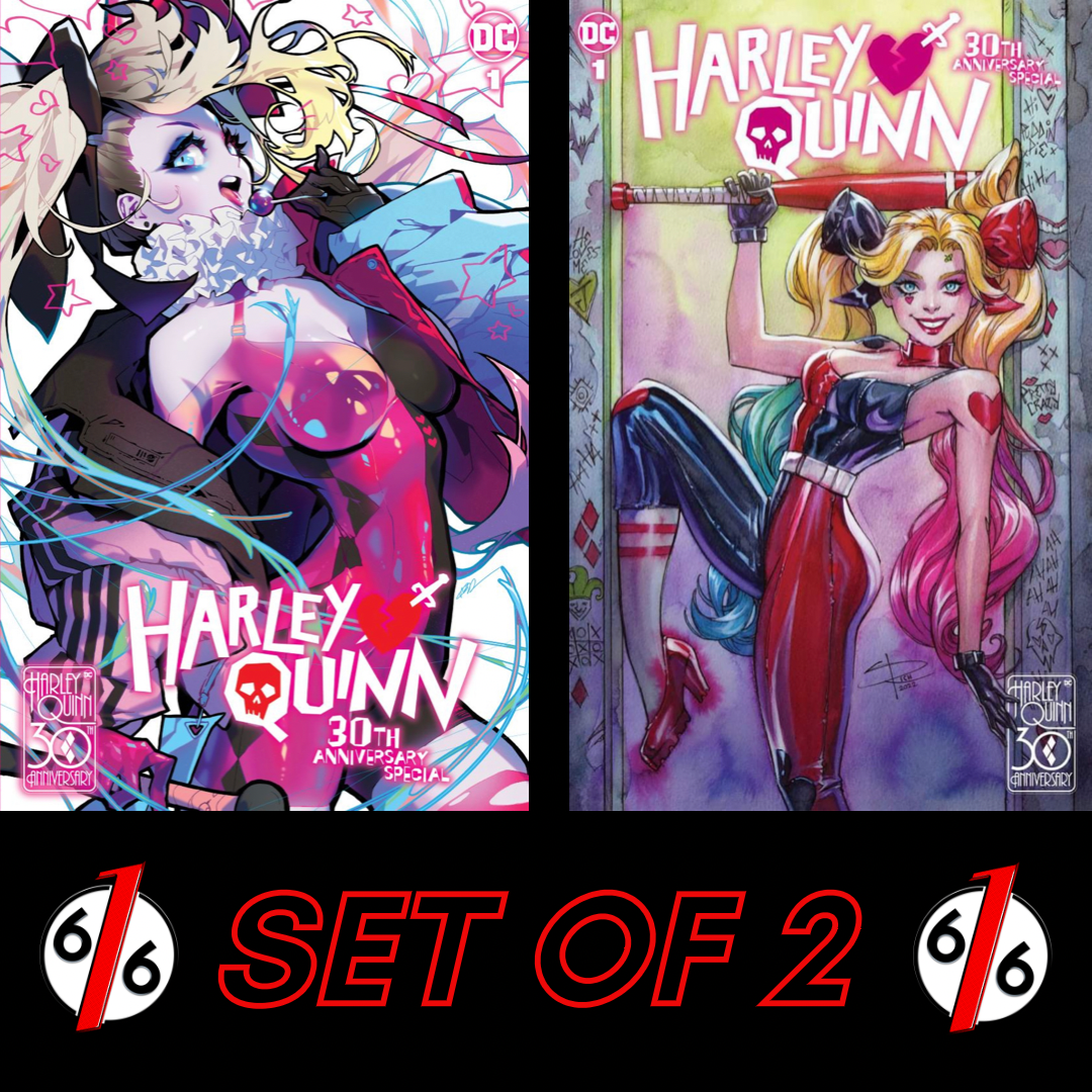 Harley Quinn 30th Anniversary Special Besch And Rich Variant Set Of 2 The 616 Comics 