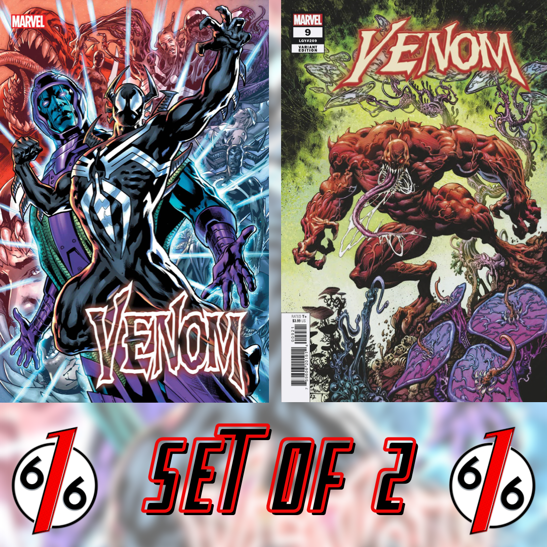 VENOM #9 SET BYRAN HITCH Main Cover & KYLE HOTZ Variant – The 616 VENOM #9 SET BYRAN HITCH Main Cover & KYLE HOTZ Variant – The 616