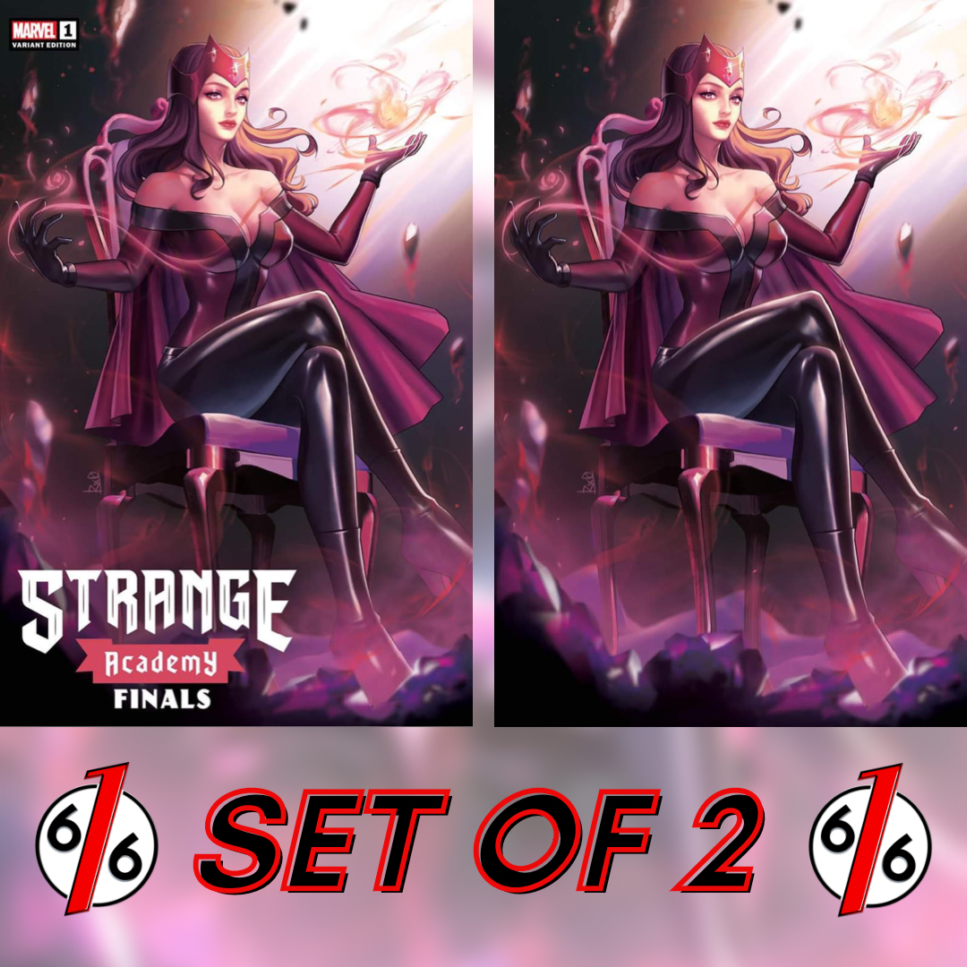 STRANGE ACADEMY FINALS #1 R1C0 Virgin Variant & FREE Trade Dress