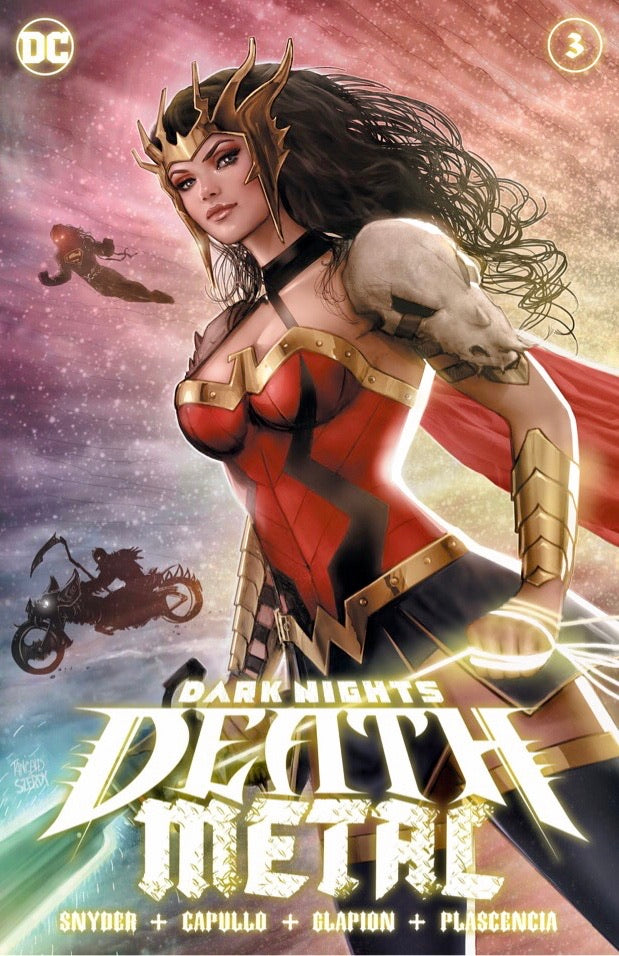 death metal dress DARK NIGHTS DEATH METAL #3 KINCAID SZERDY Exclusive Trade Dress Ltd 3000