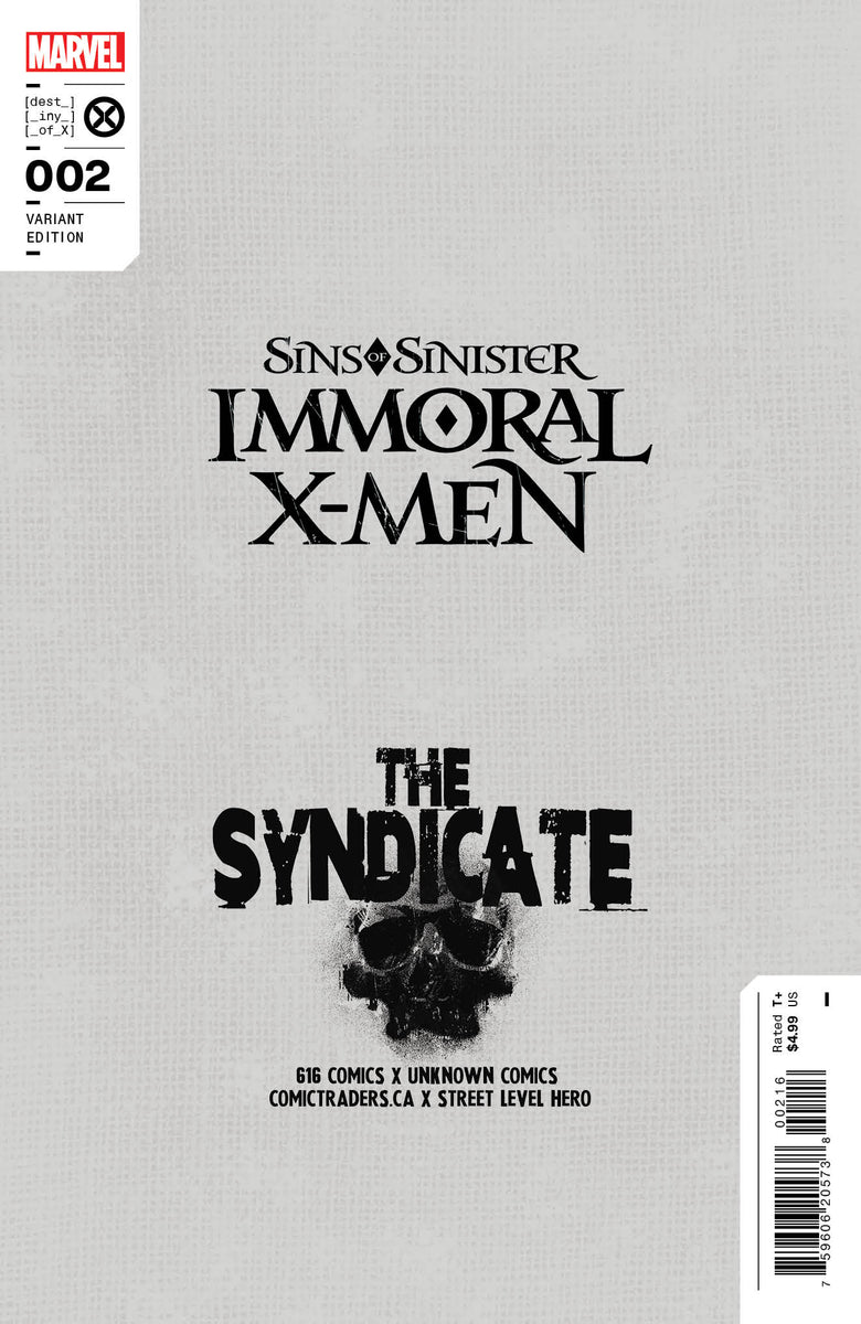 IMMORAL X-MEN #2 MARCO TURINI 616 Comics Trade Dress Variant EMMA