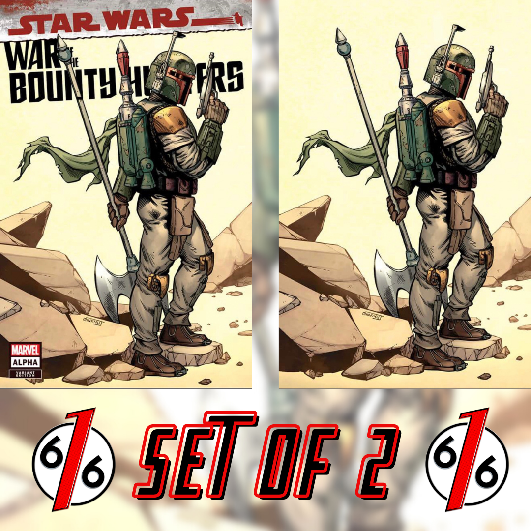 STAR WARS WAR OF THE BOUNTY HUNTERS ALPHA #1 JUNG Variant Set of 2