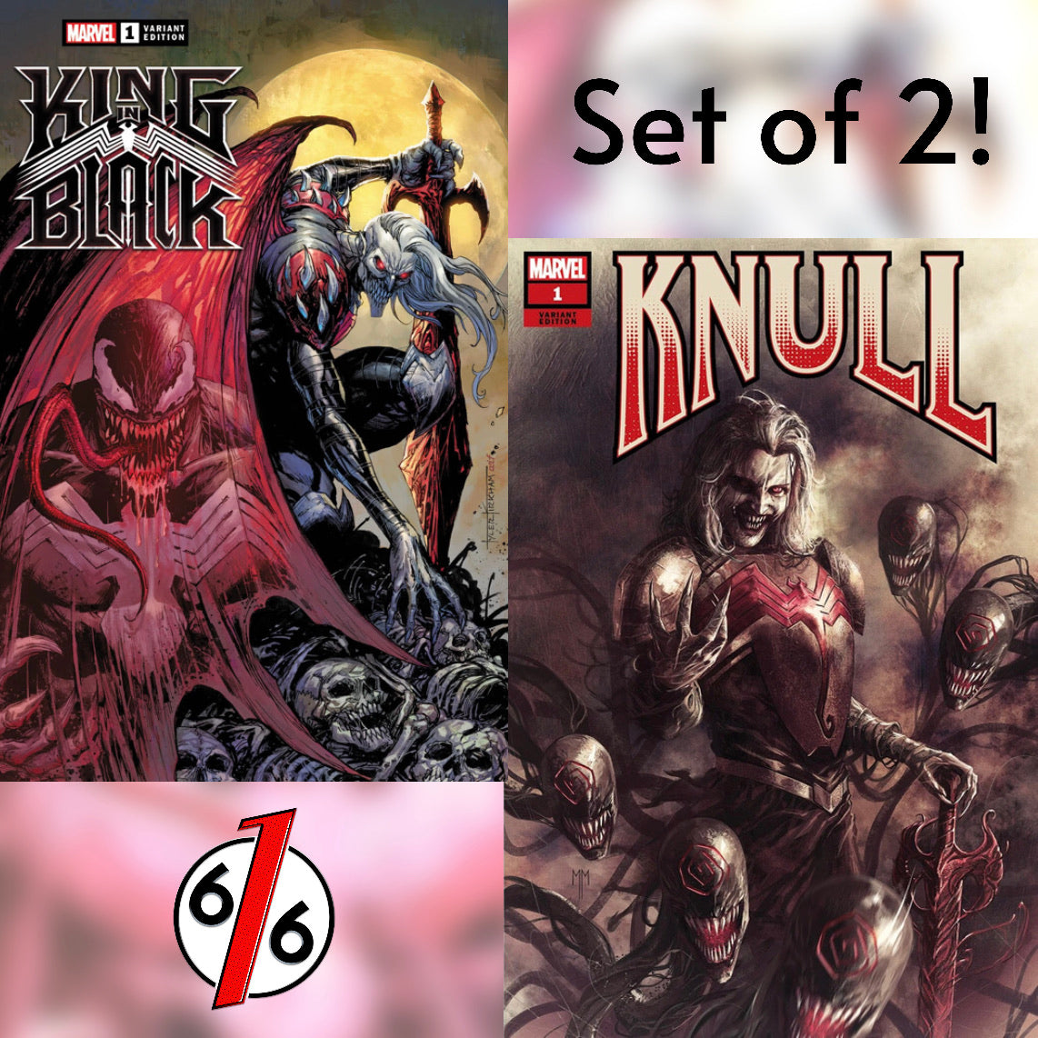 KING IN BLACK #1 & KNULL MARVEL TALES #1 Trade Dress Variant Set