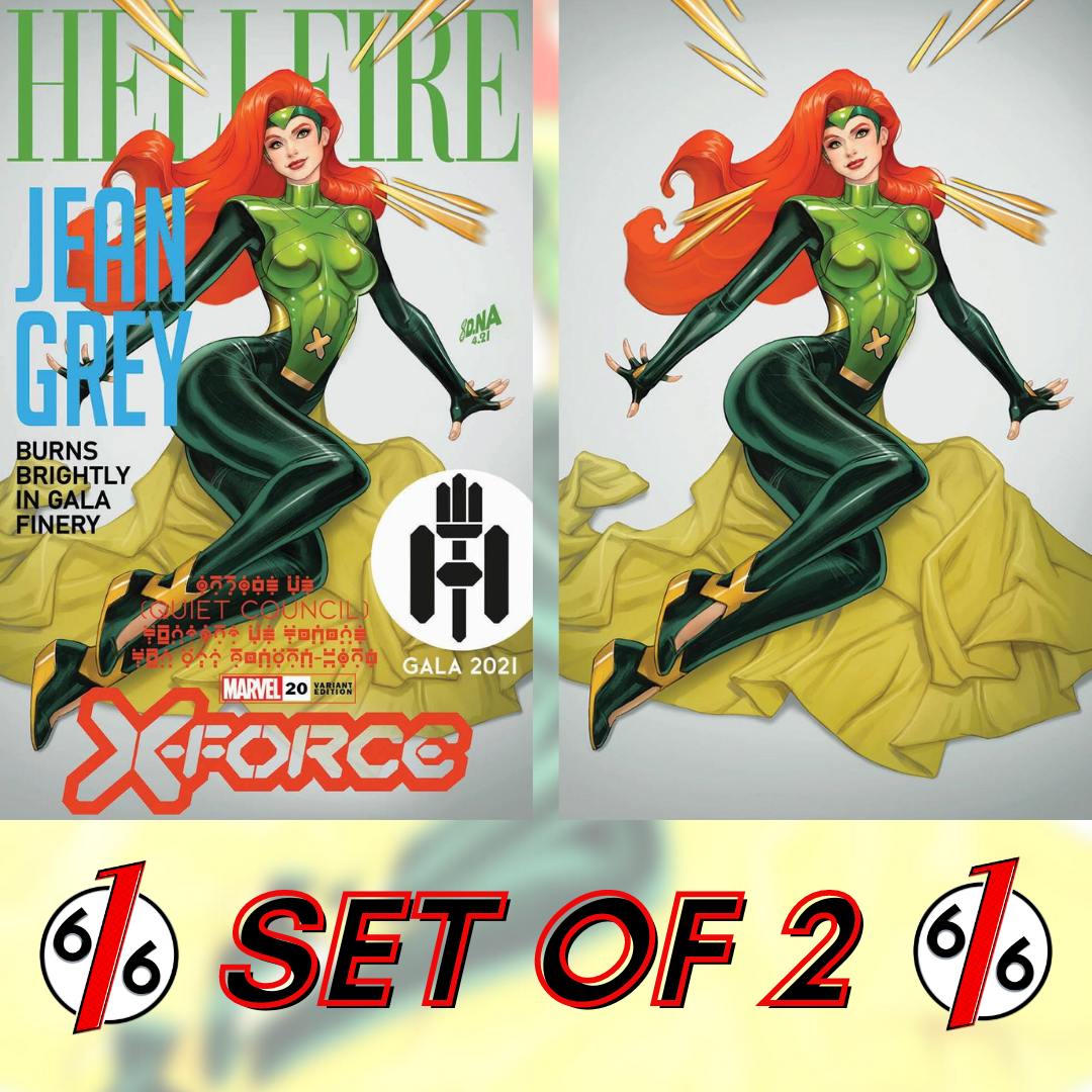 X-FORCE #20 NAKAYAMA Set Of 2 Trade Dress & Virgin Jean Grey