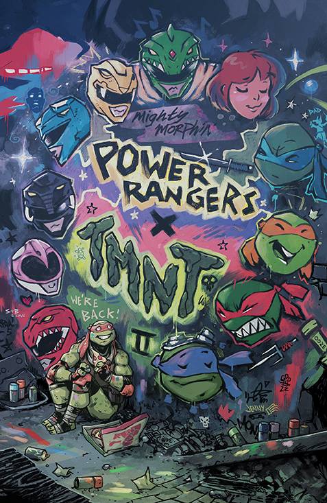 MMPR TMNT II #3 MICHAEL DIALYNAS 1:200 Ratio Variant – The 616 Comics