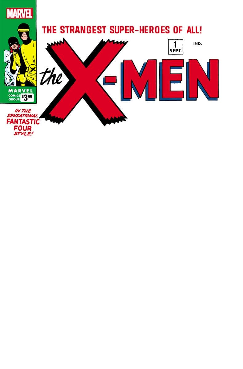 X-MEN 1963 #1 FACSIMILE EDITION 616 Comics Exclusive Blank Variant