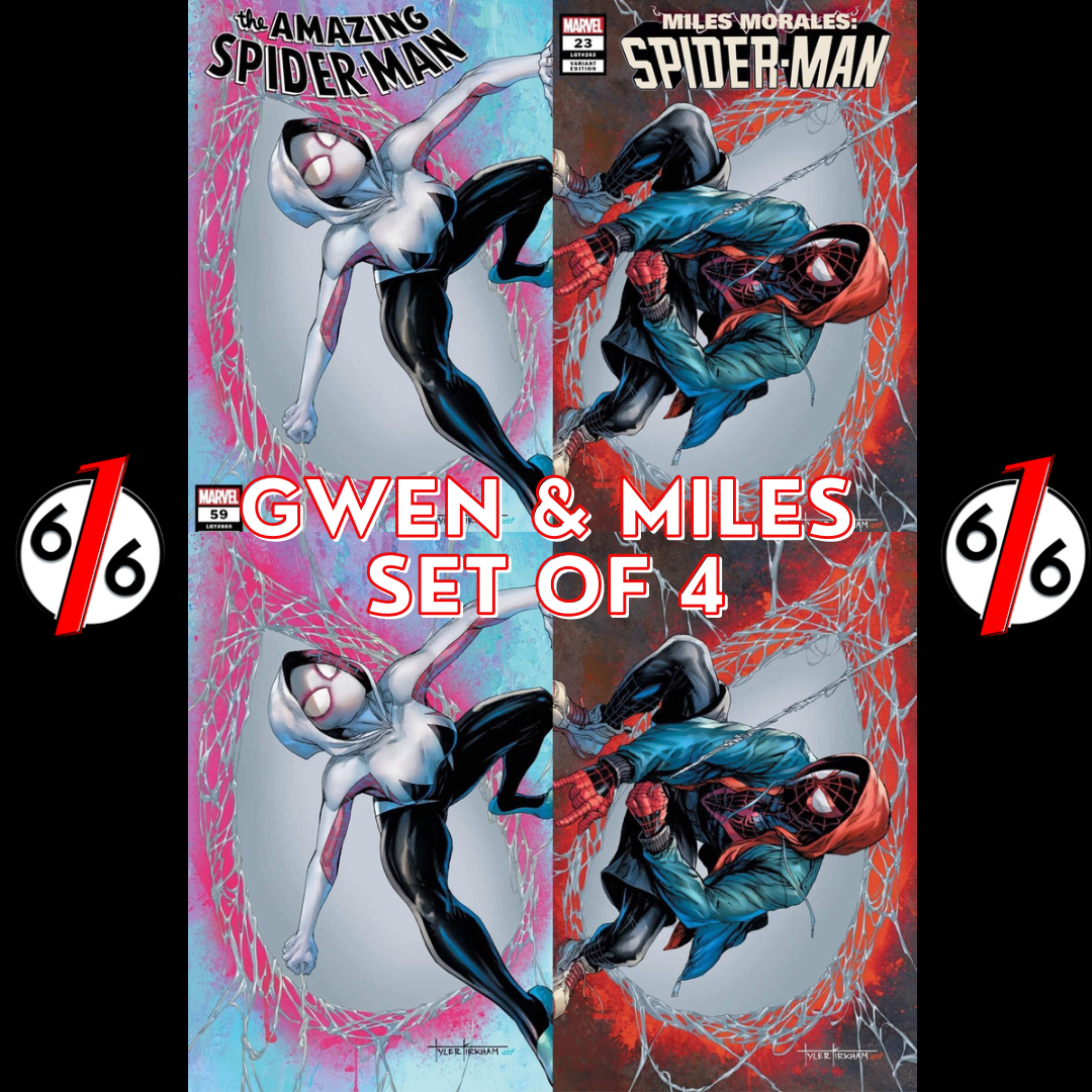 AMAZING SPIDER-MAN #59 & MILES MORALES #23 TYLER KIRKHAM Variant