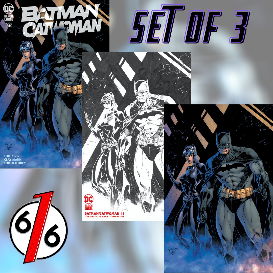 BATMAN CATWOMAN #1 SCOTT WILLIAMS JIM LEE SET OF 3 Variants Ltd