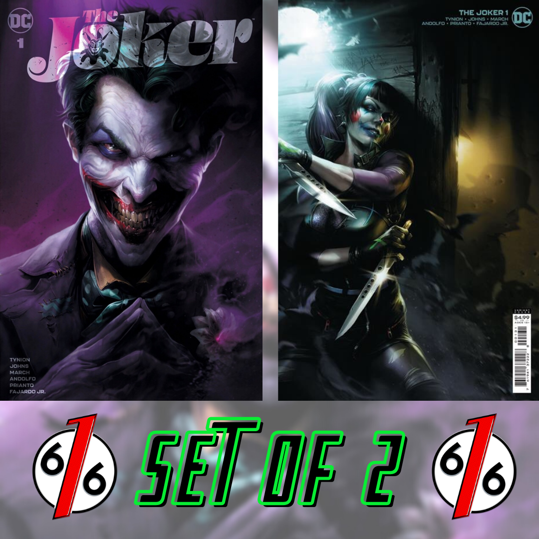 JOKER #1 FRANCESCO MATTINA Variant SET OF 2 616 Exclusive & Cvr C