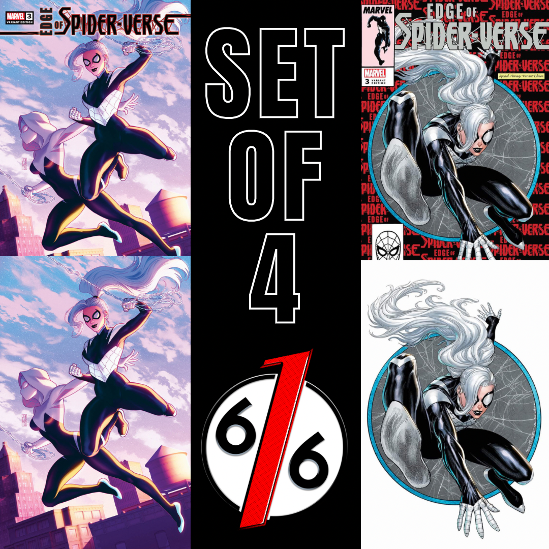 EDGE OF SPIDER-VERSE #3 BARTEL & KIRKHAM Set Trade Dress & Virgin