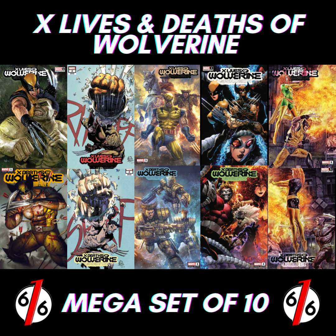 X LIVES & DEATHS OF WOLVERINE #1-5 Mega Set Of 10 Trade Dress