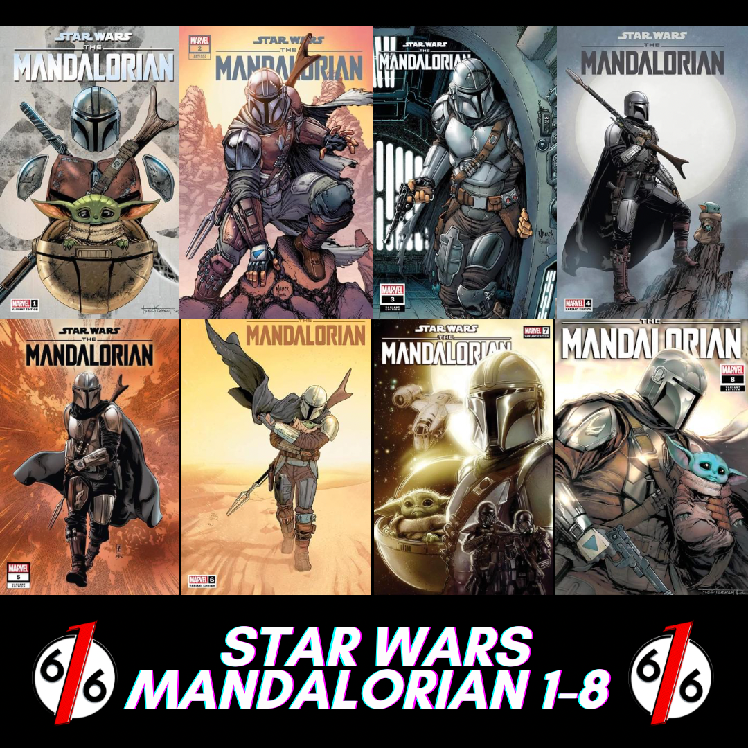 STAR WARS THE MANDALORIAN 1-8 Trade Dress Variant Mega Set – The